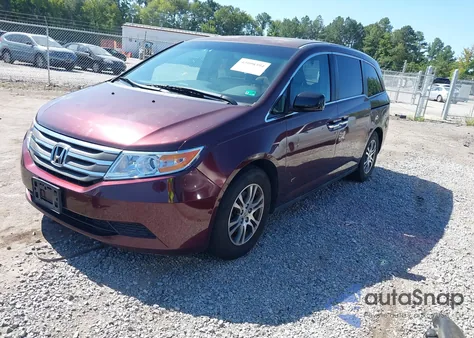 2012 Honda Odyssey Ex из США, поврежденный, VIN 5FNRL5H46CB029270